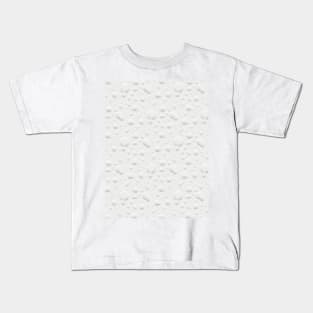 Subtle classic retro pattern - white speech bubbles Kids T-Shirt